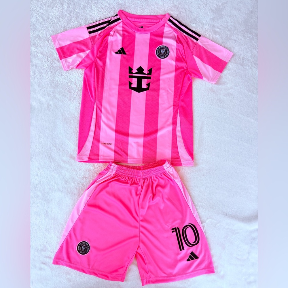 Set Inter Miami CF kids home kit 25/26 Messi #10